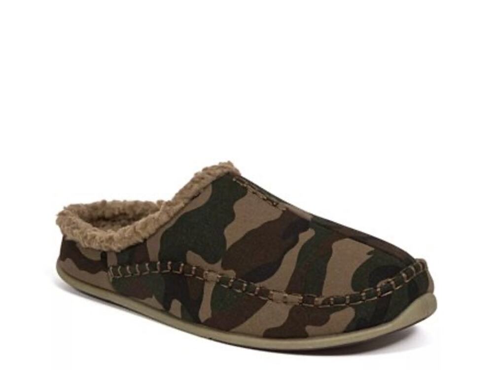 NEW! Deer Stags Nordic Unisex Supro Slip On Clog Scuff Slippers US 7W